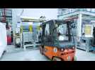 BMW Production of battery modules - Cells are delivered