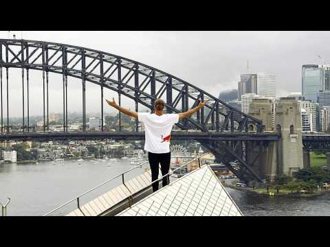 This freerunner scaled Sydney Opera House and the views are incredible