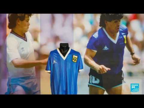 Maradona's 'hand of God' World Cup jersey auctioned for $9.3 million