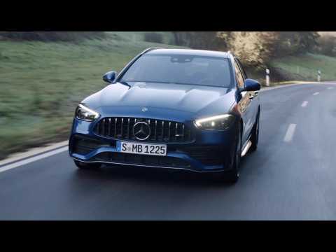 The new Mercedes-AMG C 43 T-Model Driving Video