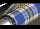 Scottish mill weaves yellow and blue tartan in Ukraine support