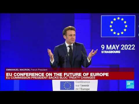 Replay: Emmanuel Macron addresses EU conference on the future of Europe