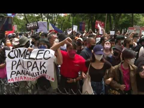 Filipinos hold protest after Marcos clan return to power
