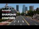 A Shanghai, des rues désertes suite à un confinement strict