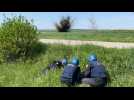 Ukraine: dans les champs, les démineurs au travail pour préserver les récoltes
