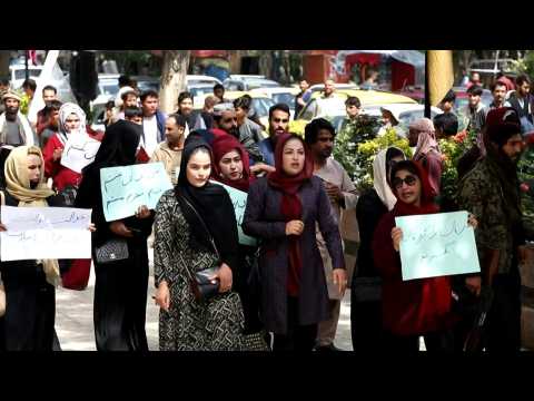 Afghan women protest decree to cover faces