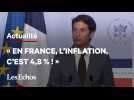 Gabriel Attal défend les mesures de protection contre l'inflation prises par la France