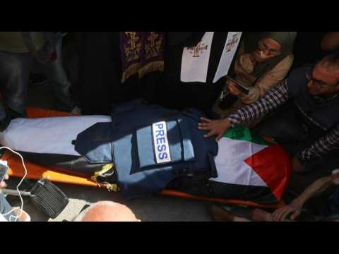 People mourn Al Jazeera journalist killed during Israel WB raid