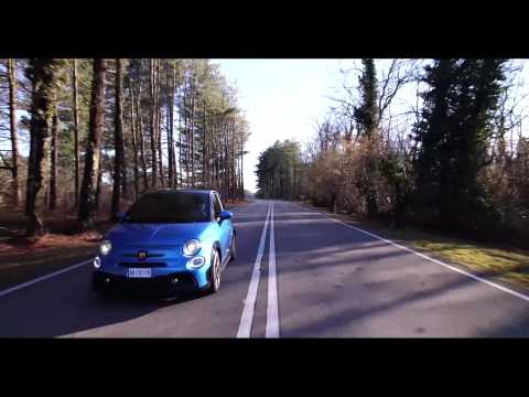 New Abarth 695 Tributo 131 Rally Track Driving