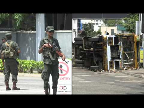 Heavy security in Sri Lankan capital after shoot-on-sight orders issued to quell unrest
