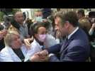 French elections: Macron meets crowds during campaign trip to eastern France