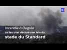 Ougrée : un incendie s'est déclaré non loin du stade du Standard de Liège