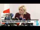Présidentielle 2022 : Marine Le Pen en conférence de presse sur le thème de la 