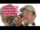 Il y a 20 ans, le 14 avril 2002, Johan Museeuw remportant le 100ème Paris-Roubaix