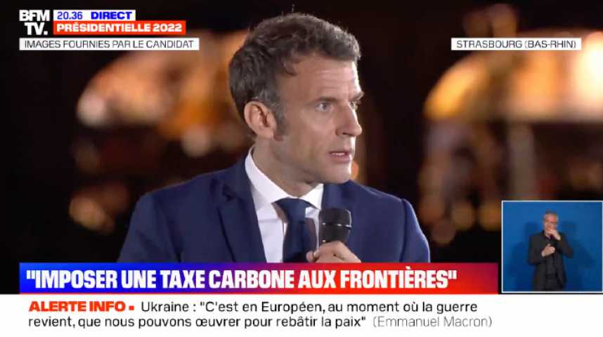 Emmanuel Macron s'en prend à Marine Le Pen qui boycotte Quotidien