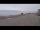 La plage de Mers-les-Bains fermée pendant le rechargement en galets