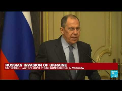 REPLAY: UN chief Guterres holds press conference with Russian Foreign Minister Lavrov