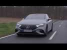 2022 Mercedes-Benz EQE 350 AMG in Alpine grey Driving Video