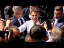 Cergy premier bain de foule pour Emmanuel Macron depuis sa réélection