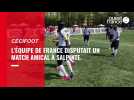 VIDÉO. L'équipe de France de cécifoot au stade de Salpinte à Angers pour un match amical international.