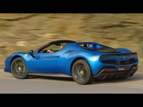 The new Ferrari 296 GTS Driving Video