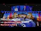 Présidentielle: Les réactions politiques au débat entre Macron et Le Pen