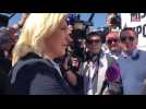 Roye : Marine Le Pen rencontre les professionnels du transport routier