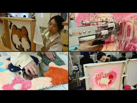 Tuft Love: Young Chinese weave away stress with crafts