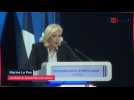 Présidentielle: Marine Le Pen appelle à faire barrage à Emmanuel Macron