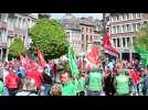 Environ 1.000 syndicalistes ont manifesté pour leur pouvoir d'achat à Namur.