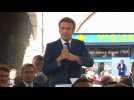 French elections: "France is as one through its history", says Macron on campaign in Figeac