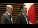 Japan holds welcome ceremony for visiting German Chancellor Scholz