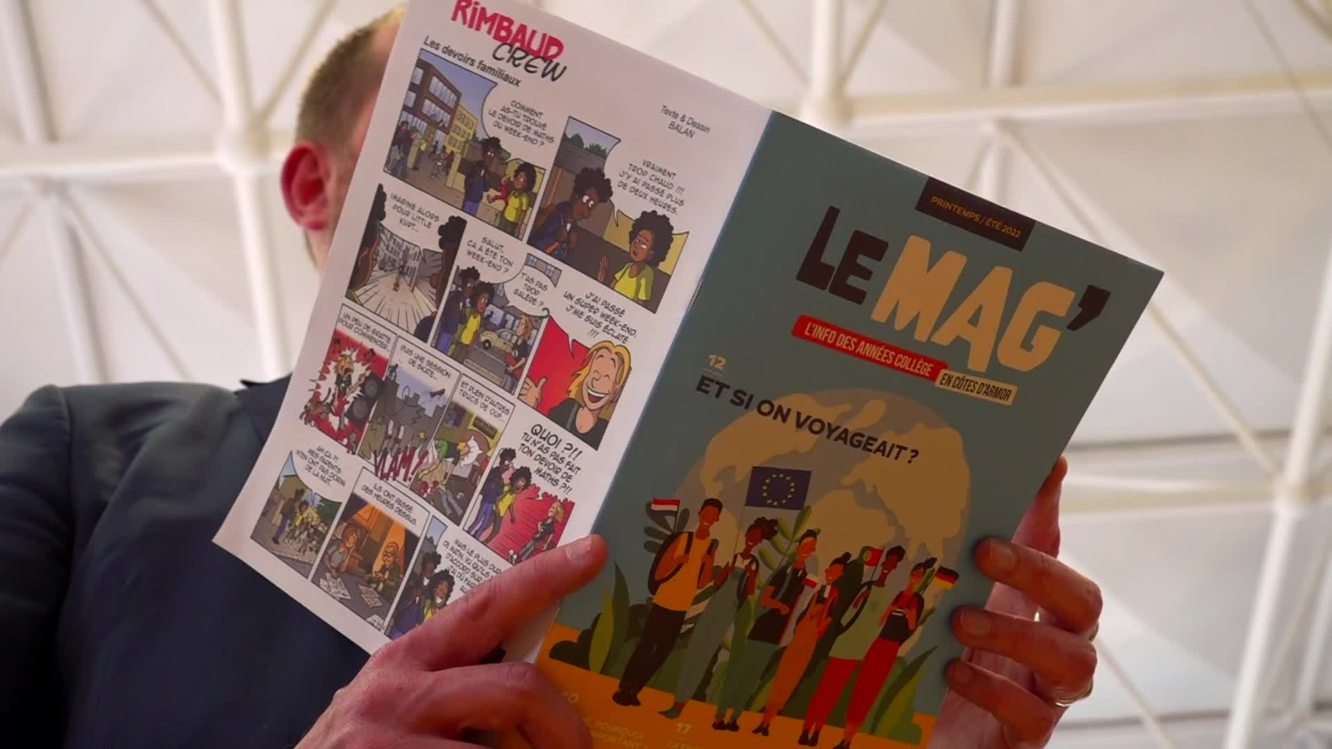 Les collégiens des Côtes d'Armor ont leur magazine (Tébéo-TébéSud)