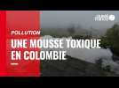 VIDÉO. En Colombie, un fleuve pollué produit une mousse toxique