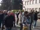 Manifestation pour le maintien des urgences à l'hôpital de Vouziers