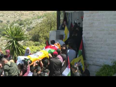 Mourners hold funeral for Palestinian teen killed by Israeli forces in occupied WB
