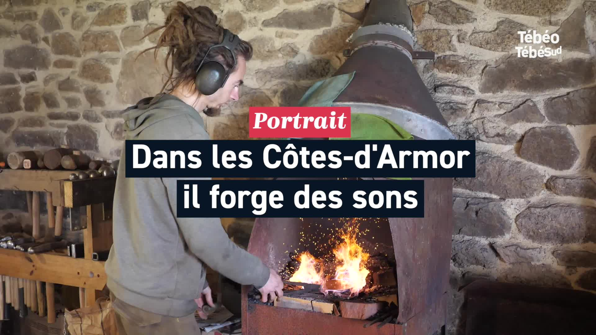 Dans les Côtes-d'Armor, il forge des sons (Le Télégramme)