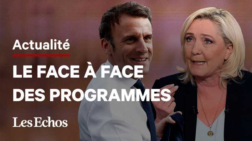 Illustration pour la vidéo Retraites : ce que proposent Emmanuel Macron et Marine Le Pen