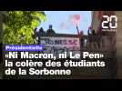 Présidentielle : Des centaines d'étudiants manifestent contre les résultats devant la Sorbonne occupée