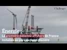 Energie: La première éolienne offshore de France installée au parc de Saint-Nazaire