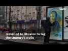 Meet the French street artist spraying the walls of Kyiv in support of Ukraine