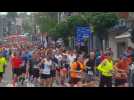 Départ du marathon et semi-marathon de Visé (Maasmarathon)