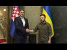 Croatia's PM meets Zelensky in Kyiv