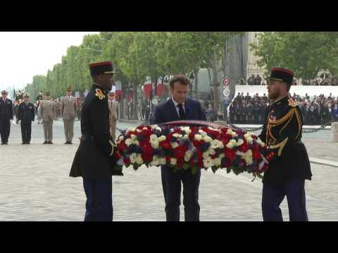 WWII Victory Day: Macron leads the commemorations, lays a wreath on the Champs-Elysee