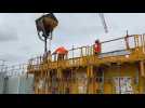 Henin-Beaumont: du béton decarbone sur un chantier du centre-ville
