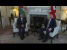 UK Prime Minister Johnson welcomes King Abdullah II of Jordan to 10 Downing Street