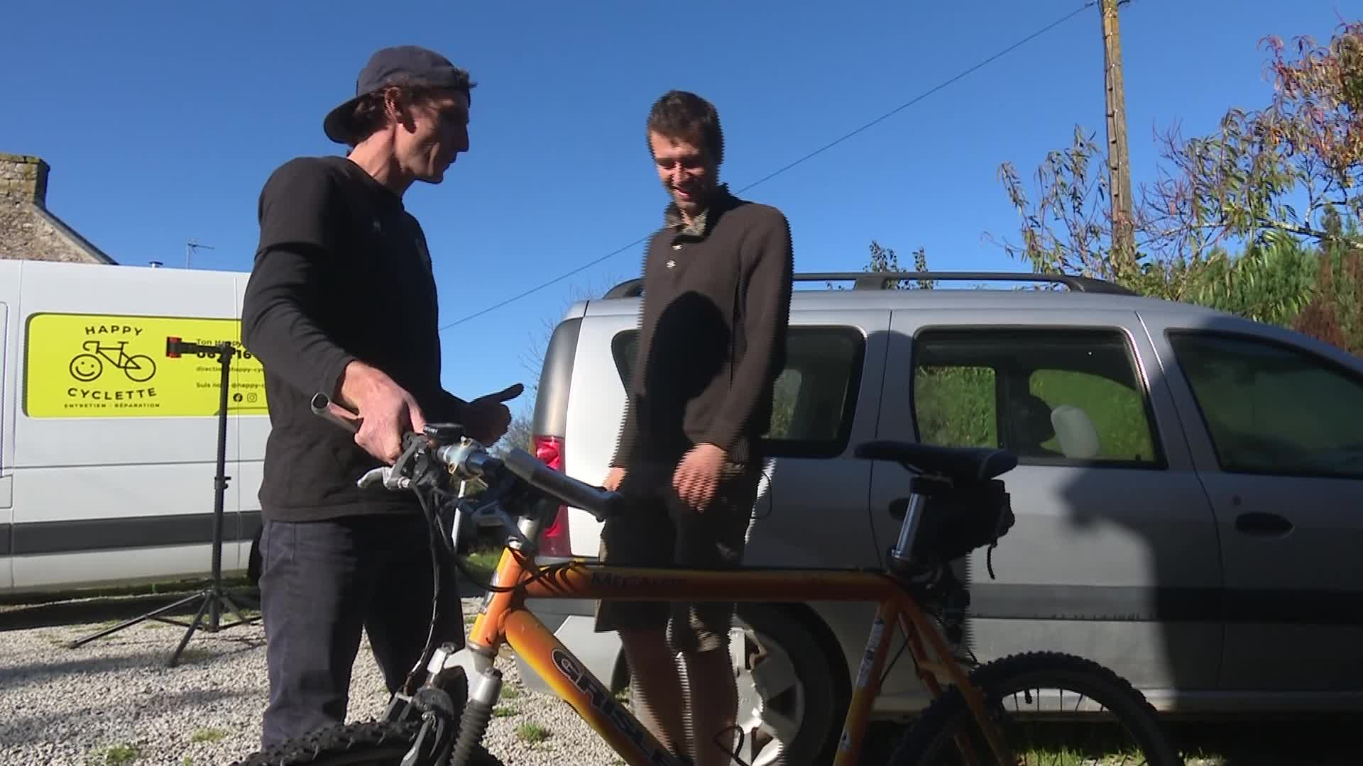 Happy Cyclette, la réparation de vélo à domicile, une entreprise bretonne qui roule ! (Tébéo-TébéSud)