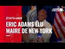 VIDÉO. Eric Adams, ex-policier et militant antiraciste, élu maire de New York
