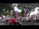 Supporters march as Philippines' election season kicks off