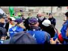 Action des syndicats policiers : Le Prince Laurent s'adresse aux manifestants